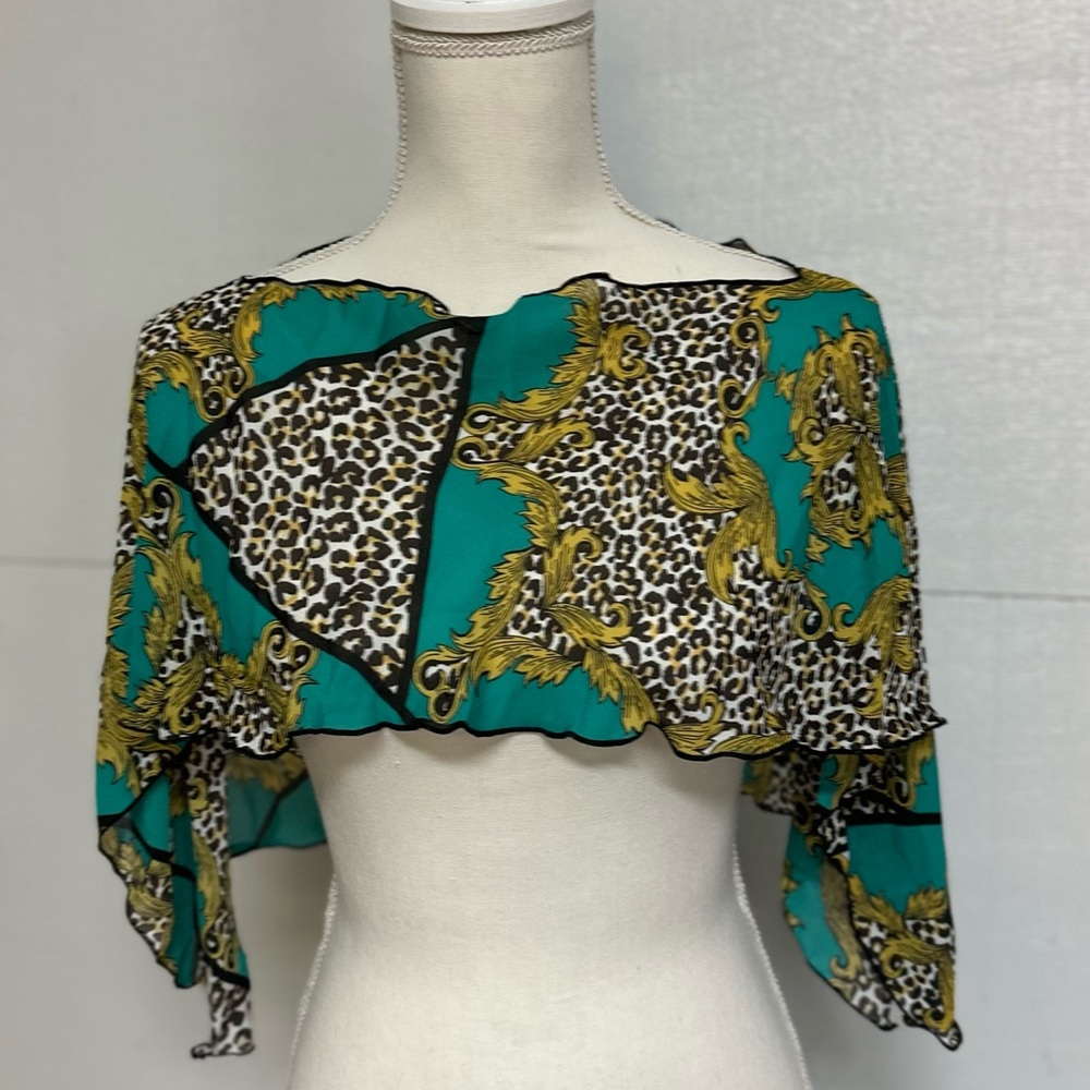 Pirose Anita Scarf By Reno Rose Can Be Worn 12 Signature Ways Size Short NWT NEW - Picture 2 of 14
